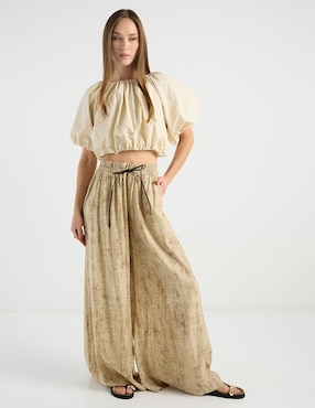 Pantalón relaxed Map amplio para mujer