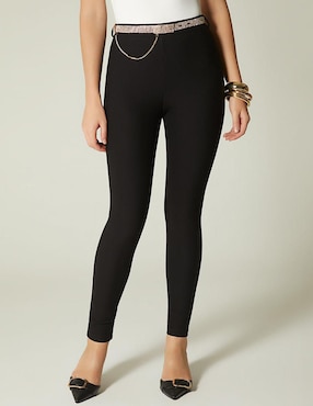 Legging Studio F a la cintura con elástico para mujer