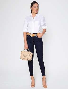 Jeans capri ultra slim Studio F para mujer