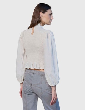 Blusa Renatta&Go manga larga para mujer
