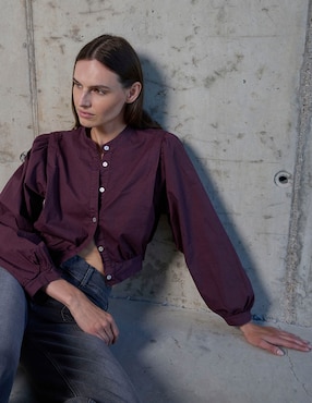 Blusa Renatta&Go manga larga para mujer