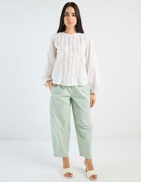 Blusa Petite Studio manga larga para mujer