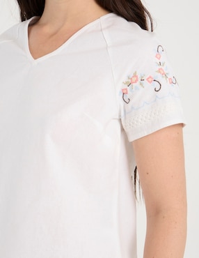Blusa Petite Studio manga corta para mujer