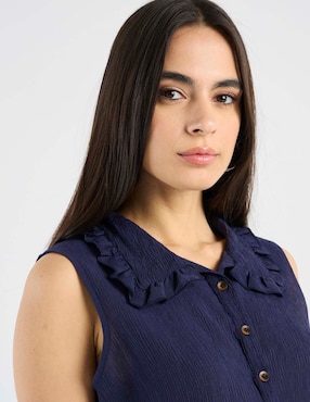 Blusa camisera Petite Studio para mujer