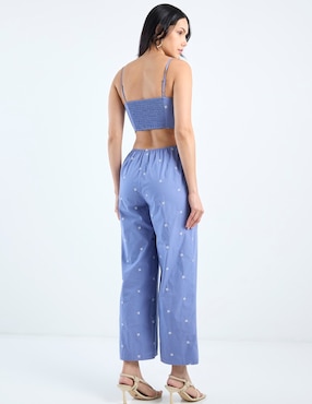 Jumpsuit Petite Studio de algodón estampado floral para mujer