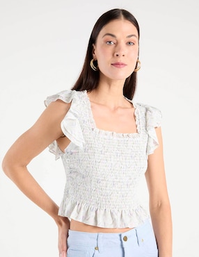 Blusa Petite Studio manga corta para mujer