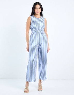 Jumpsuit Petite Studio estampado a rayas para mujer