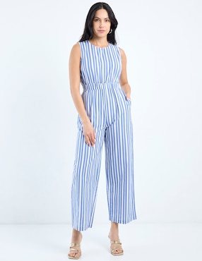 Jumpsuit Petite Studio estampado a rayas para mujer