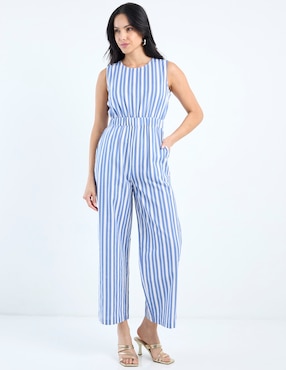 Jumpsuit Petite Studio estampado a rayas para mujer