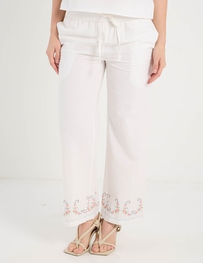 Pantalón easy pant Petite Studio amplio para mujer