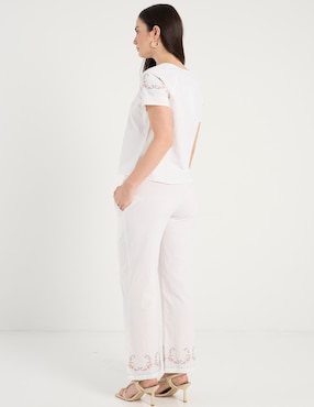 Pantalón easy pant Petite Studio amplio para mujer
