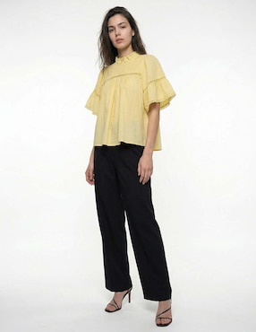 Blusa Petite Studio manga corta para mujer