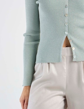 Suéter Petite Studio cuello V para mujer