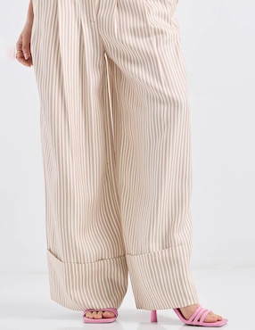Pantalón easy pant Petite Studio wide leg para mujer