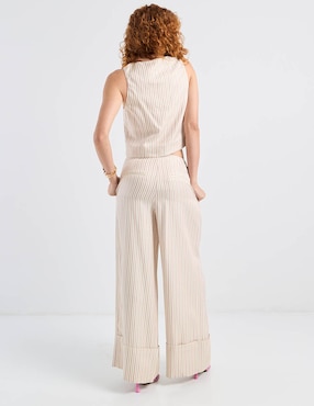 Pantalón easy pant Petite Studio wide leg para mujer