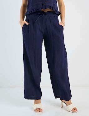 Pantalón relaxed Petite Studio amplio para mujer