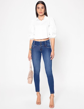 Jeans ultra slim Studio F para mujer