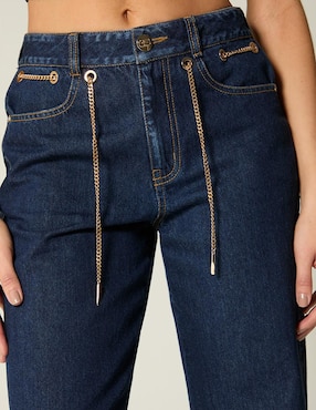 Jeans boot Studio F Prodigy Denim Luxury Chain para mujer