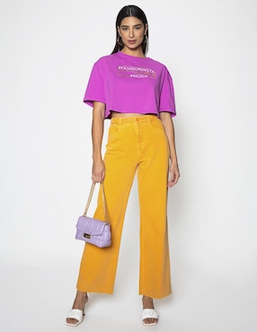 Jeans palazzo Studio F Utopia para mujer
