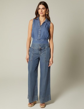 Jeans palazzo Studio F Bulma para mujer