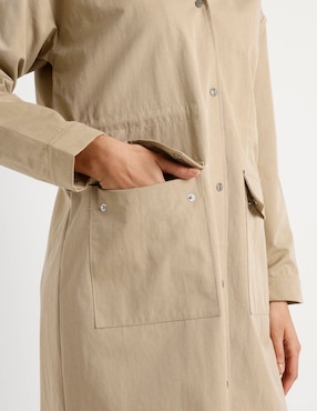 Gabardina con capucha Petite Studio para mujer
