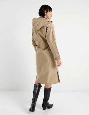 Gabardina con capucha Petite Studio para mujer