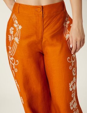 Pantalón relaxed Studio F Palmeras del Desierto relajado para mujer