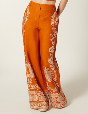 Pantalón relaxed Studio F Palmeras del Desierto relajado para mujer
