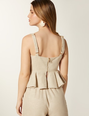 Blusa Studio F Trenzado Artesanal para mujer