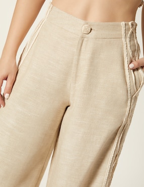 Pantalón relaxed Studio F Trenzado Artesanal relajado para mujer