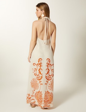 Vestido largo casual Studio F Palmeras del Desierto para mujer