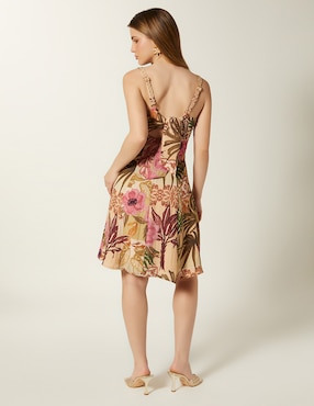 Vestido corto casual Studio F Hawai Paradise para mujer