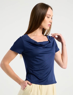 Blusa Petite Studio manga corta para mujer
