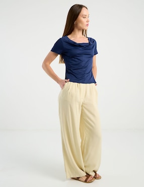Blusa Petite Studio manga corta para mujer