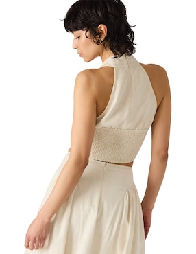 Top Steve Madden cuello halter tirante cruzado