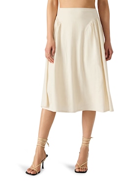 Falda midi Steve Madden a la cintura alta