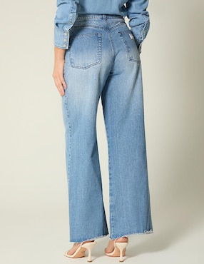 Jeans relaxed palazzo Studio F Lima para mujer