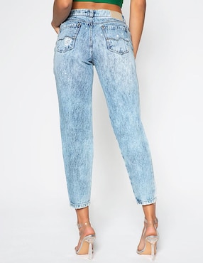 Jeans capri boyfriend Studio F Santana para mujer