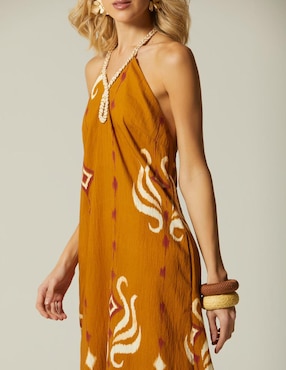 Vestido largo casual Studio F Dunas de Sonora para mujer
