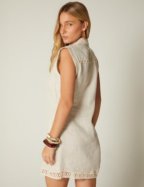 Vestido corto casual Studio F Alma Artesana para mujer