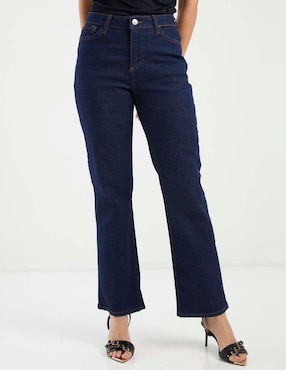 Jeans boot a la cintura Pieces para mujer