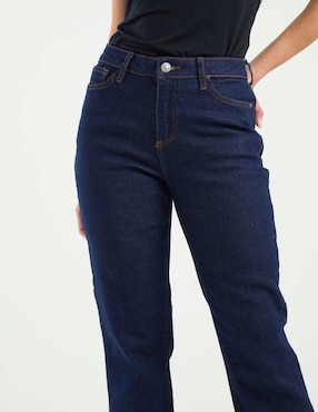 Jeans boot a la cintura Pieces para mujer