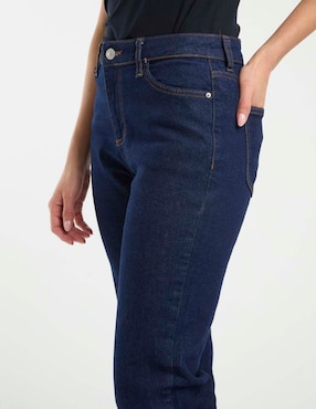 Jeans boot a la cintura Pieces para mujer