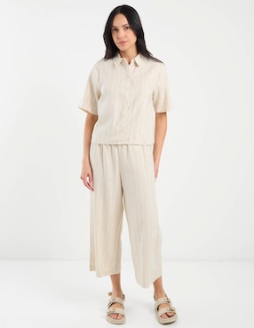 Pantalón relaxed Pieces regular para mujer