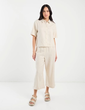 Pantalón relaxed Pieces regular para mujer