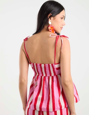 Blusa de tirantes Pieces para mujer