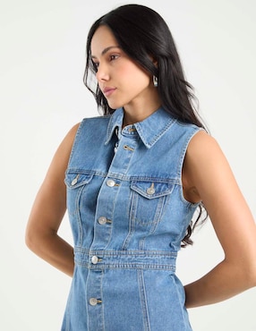 Vestido corto casual Pieces para mujer