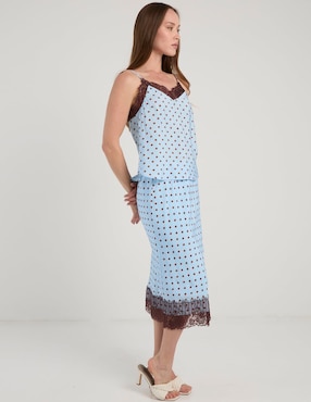 Falda crop Map a la cintura