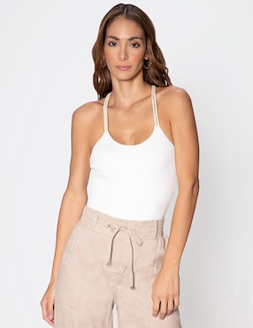 Body Studio F escote redondo para mujer