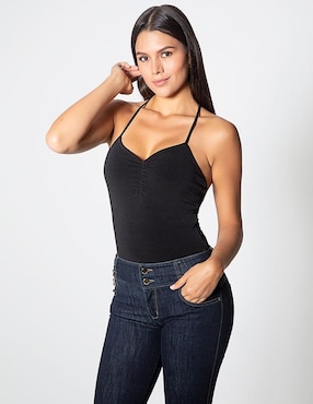 Body Studio F escote espalda abierta para mujer